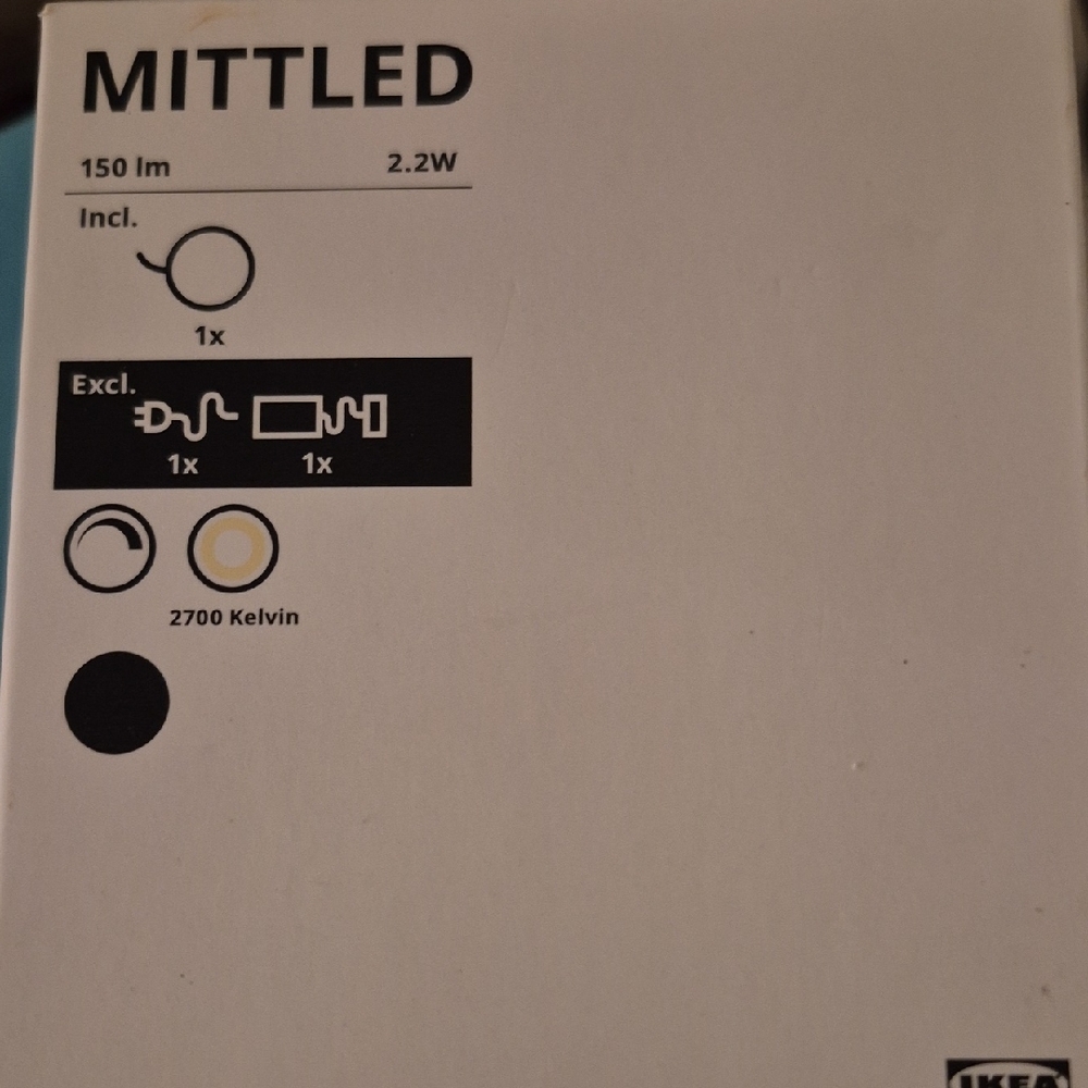 IKEA Mittled LED Light 2700K